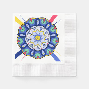Servilleta De Papel Patrón Mandala 01 Napkin