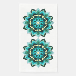 Servilleta De Papel Patrón Mandala 02 en agua