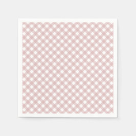 Servilleta De Papel Patrón minimalista de trenzado de color rosa oscur