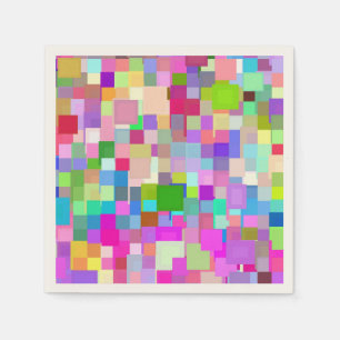 Servilleta De Papel Patrón mosaico colorido #6