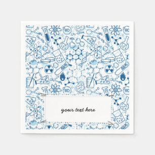 Servilleta De Papel Patrón químico escolar