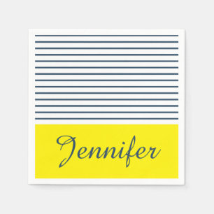 Servilleta De Papel Patrón rayado moderno
