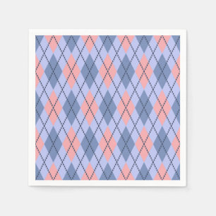 Servilleta De Papel Patrón rombólico retro.