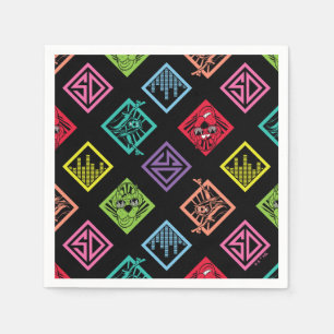 Servilleta De Papel Patrón Scooby-Doo de DJ