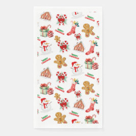 Servilleta De Papel Patrón sin soldadura de los navidades