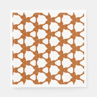 Servilleta De Papel Patrón triangular naranja