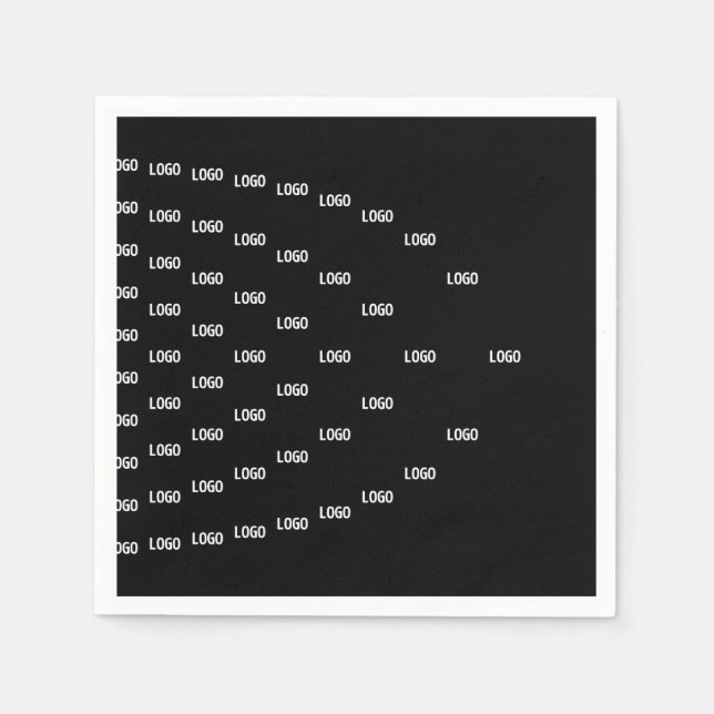 Servilleta De Papel Patrón único con su logotipo/imagen subida (Anverso)