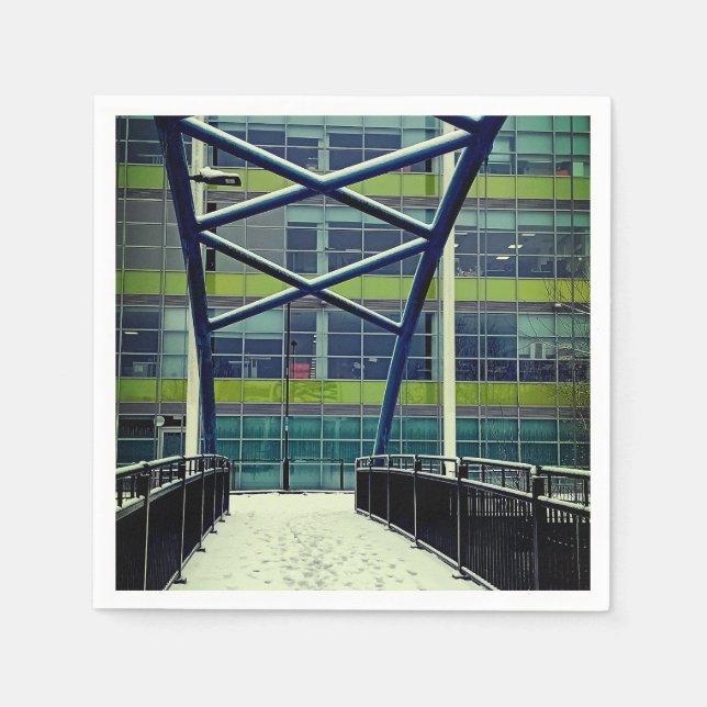 Servilleta De Papel Patrón verde (Anverso)