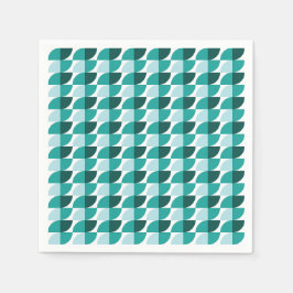 Servilleta De Papel Patrón verde azulado Napkin