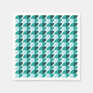 Servilleta De Papel Patrón verde azulado Napkin