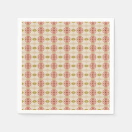 Servilleta De Papel Patronato De Flores Rosa Dainty