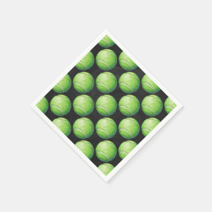 Servilleta De Papel Patrones de bolas de tenis