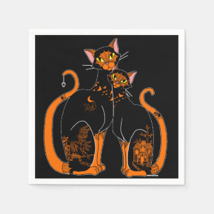 Servilleta De Papel Patrones de Halloween