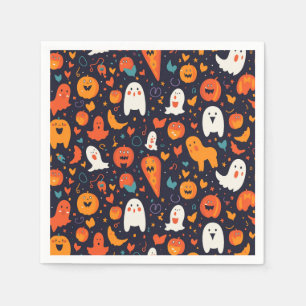 Servilleta De Papel Patrones que capturan el encanto de Halloween