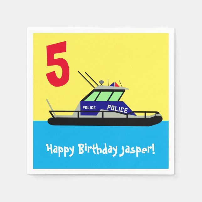 Servilleta De Papel Patrulla (Anverso)