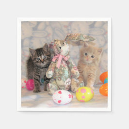 Servilleta De Papel Patton & Buffington's Easter Bunny - Cat / Kitten