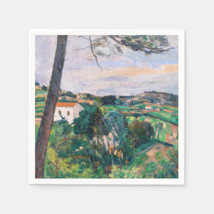 Servilleta De Papel Paul Cezanne - Árbol de pinos en Estaque