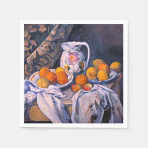 Servilleta De Papel Paul Cezanne - Bodegón con una cortina