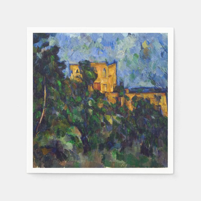 Servilleta De Papel Paul Cezanne - Castillo Negro (Anverso)
