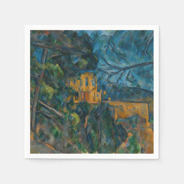 Servilleta De Papel Paul Cezanne - Chateau Noir (Anverso)
