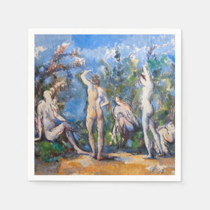 Servilleta De Papel Paul Cezanne - Cinco Bañistas