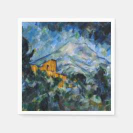 Servilleta De Papel Paul Cezanne - Mont Saint-Victoire y Chateau Noir