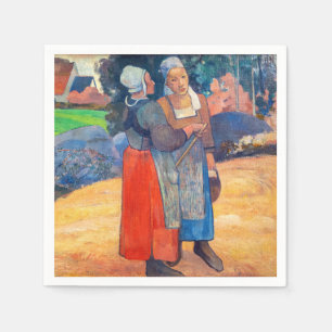 Servilleta De Papel Paul Gauguin - Campesinas bretonas