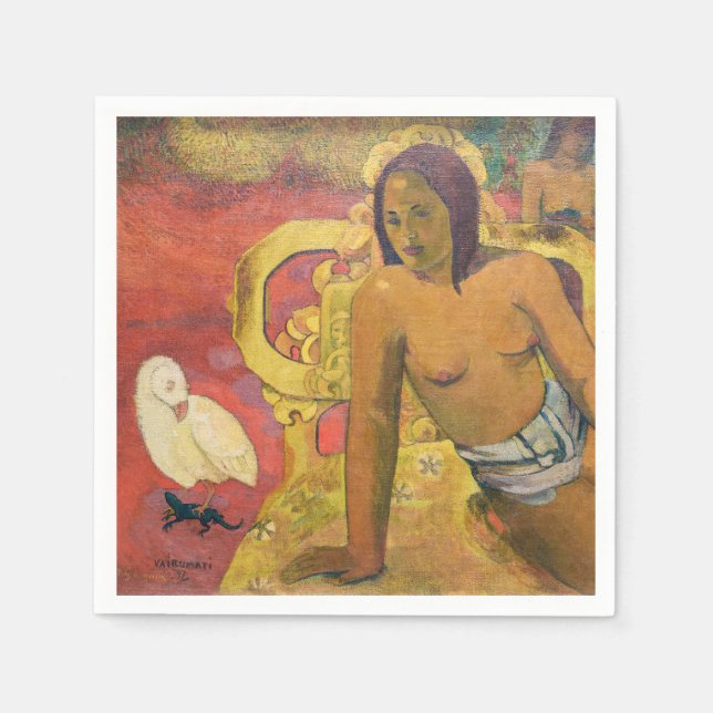 Servilleta De Papel Paul Gauguin - Vairumati (Anverso)
