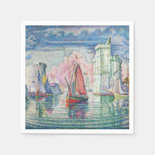 Servilleta De Papel Paul Signac - Entrada al puerto de La Rochelle