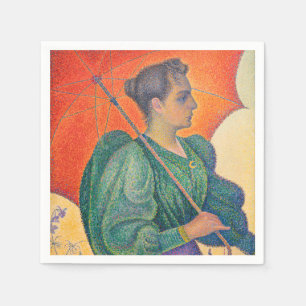 Servilleta De Papel Paul Signac - Mujer con parasol