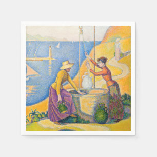Servilleta De Papel Paul Signac - Mujeres en el pozo