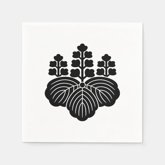 Servilleta De Papel Paulownia con 5-7 floraciones (Anverso)