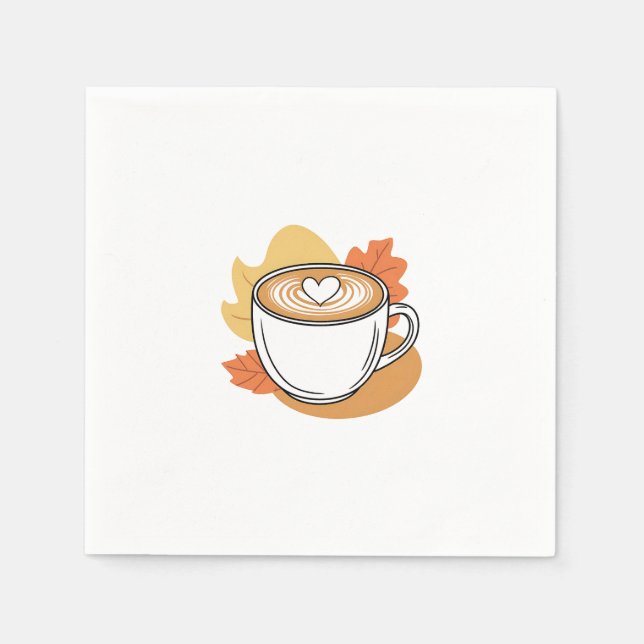 Servilleta De Papel Pausa de café con la naturaleza (Anverso)