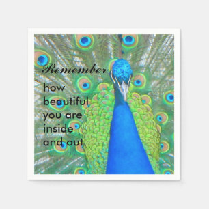 Servilleta De Papel Pavo real