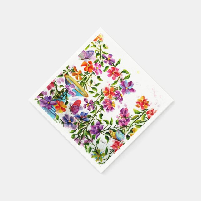 SERVILLETA DE PAPEL PAW IMPRESIONES DE AVES PAPEL DE PAPEL NAPKINS (Borde)