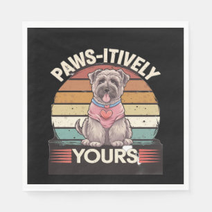 Servilleta De Papel Paws-itive Yours Dog