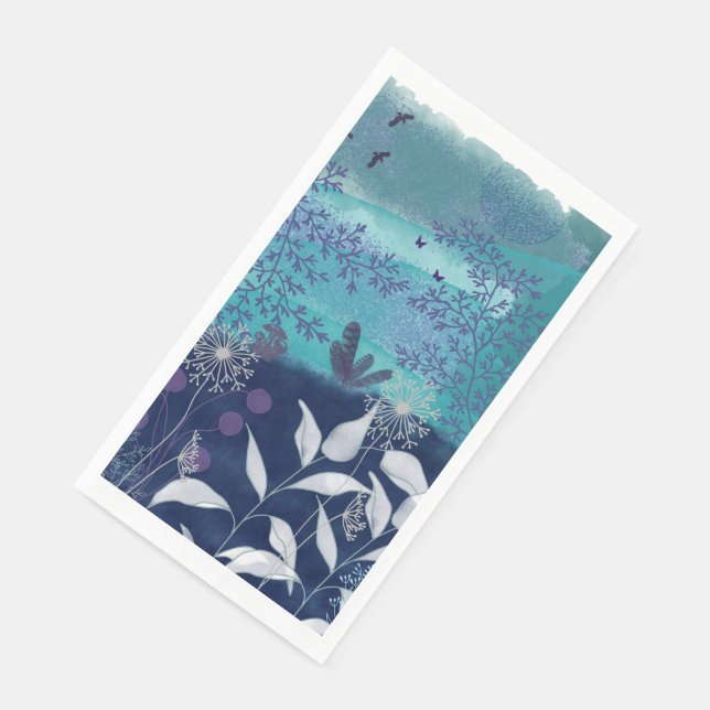 Servilleta De Papel Paysage fantastique (Esquina)