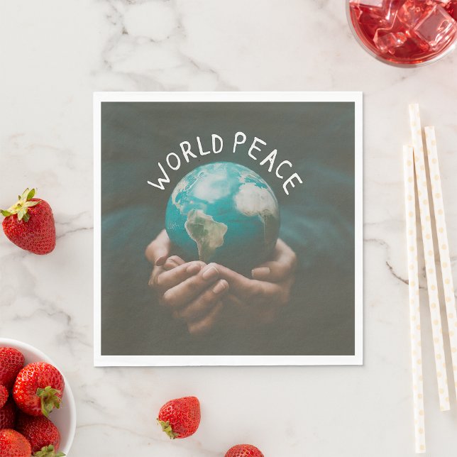 Servilleta De Papel Paz Mundial (Subido por el creador)