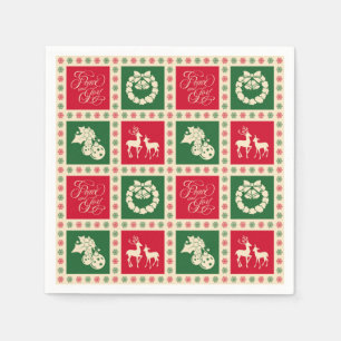 Servilleta De Papel Paz y alegría