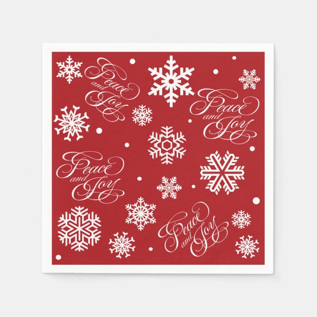 Servilleta De Papel Paz y alegría (Anverso)