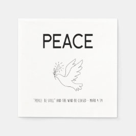 Servilleta De Papel Peace be still bird flying