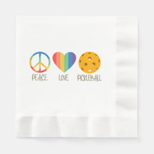 Servilleta De Papel Peace Love Pickleball