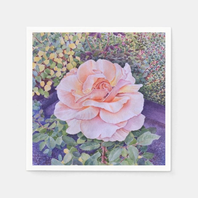 Servilleta De Papel Peace Rose (Anverso)