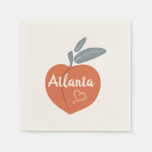 Servilleta De Papel Peach Atlanta Love