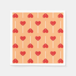 Servilleta De Papel Peachy Love Suckers Red