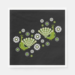 Servilleta De Papel Peacock Art