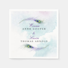 Servilleta De Papel Peacock Feather