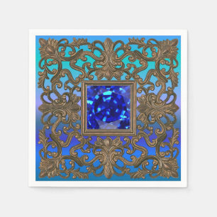 Servilleta De Papel Peacock Jewel