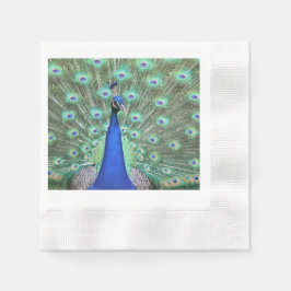 Servilleta De Papel Peacock, su fotografía de def en Napkin