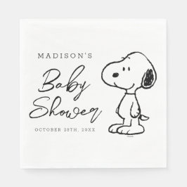 Servilleta De Papel Peanuts Snoopy | BABY SHOWER